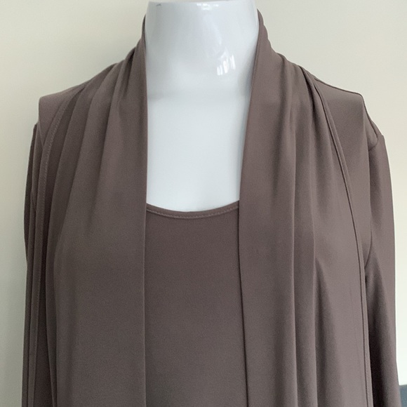 Joseph Ribkoff taupe dress size 6 - Picture 4 of 5
